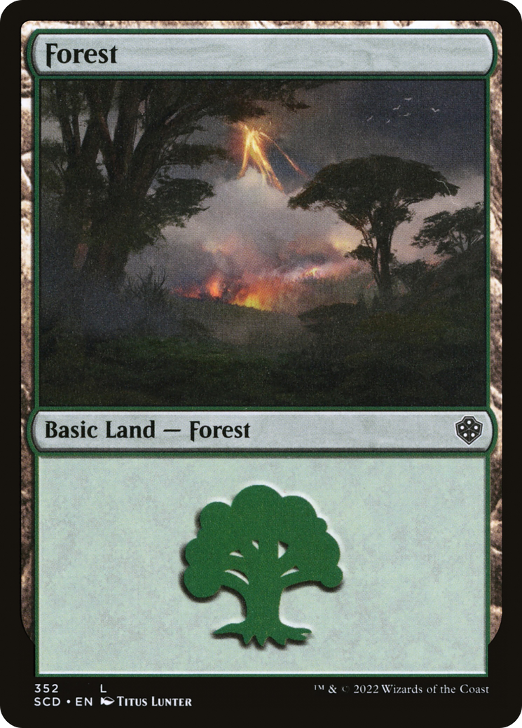 Forest (352) [Starter Commander Decks] | Fandemonia Ltd