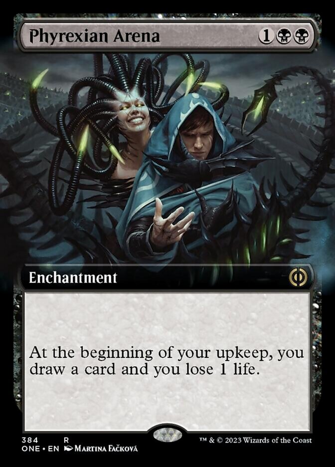 Phyrexian Arena (Extended Art) [Phyrexia: All Will Be One] | Fandemonia Ltd
