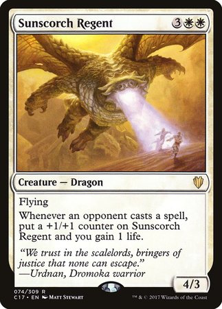 Sunscorch Regent [Commander 2017] | Fandemonia Ltd
