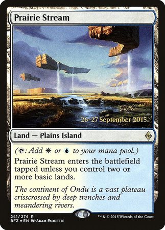 Prairie Stream [Battle for Zendikar Promos] | Fandemonia Ltd
