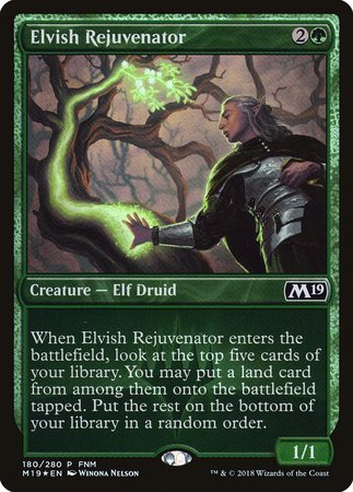 Elvish Rejuvenator [Core Set 2019 Promos] | Fandemonia Ltd