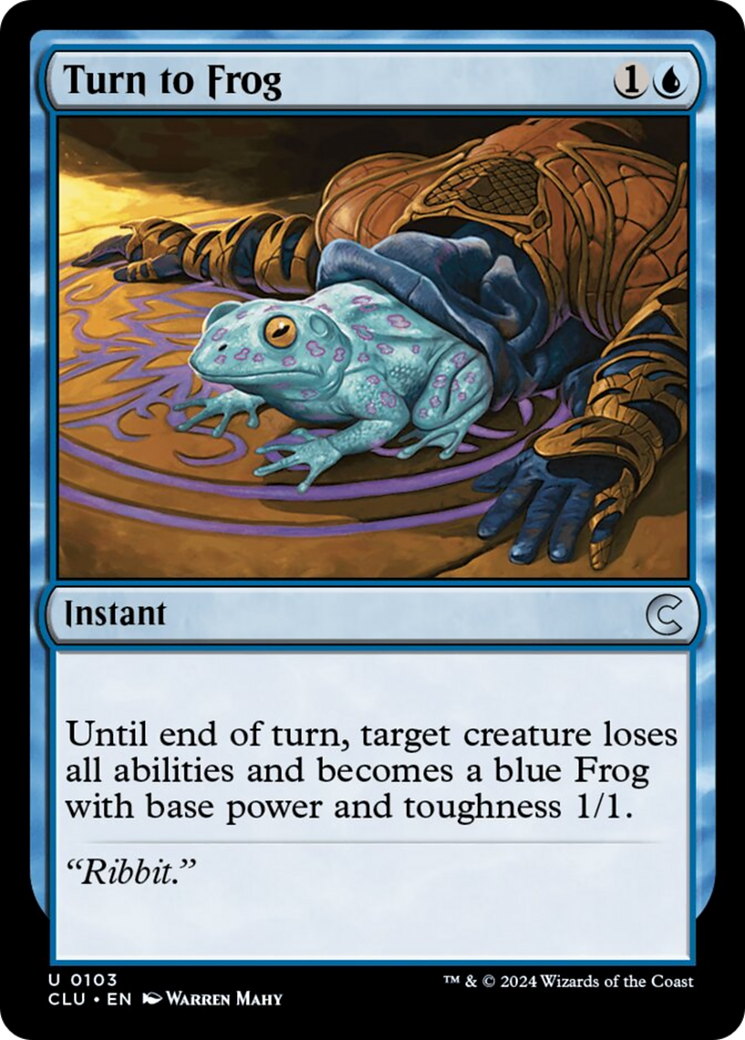 Turn to Frog [Ravnica: Clue Edition] | Fandemonia Ltd