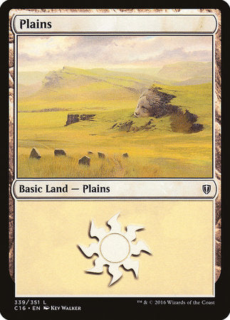Plains (339) [Commander 2016] | Fandemonia Ltd