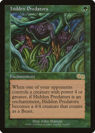 Hidden Predators [Urza's Saga] | Fandemonia Ltd