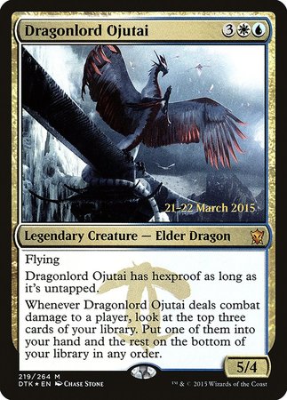 Dragonlord Ojutai [Dragons of Tarkir Promos] | Fandemonia Ltd
