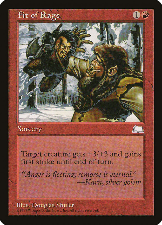 Fit of Rage [Weatherlight] | Fandemonia Ltd