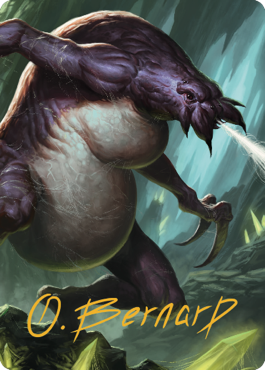 Ettercap Art Card (Gold-Stamped Signature) [Commander Legends: Battle for Baldur's Gate Art Series] | Fandemonia Ltd