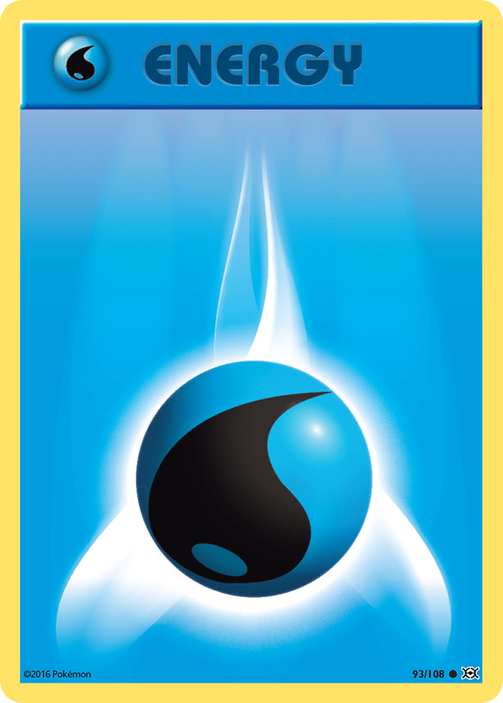 Water Energy (93/108) [XY: Evolutions] | Fandemonia Ltd