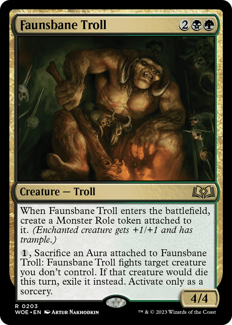 Faunsbane Troll [Wilds of Eldraine] | Fandemonia Ltd