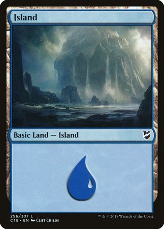 Island (296) [Commander 2018] | Fandemonia Ltd