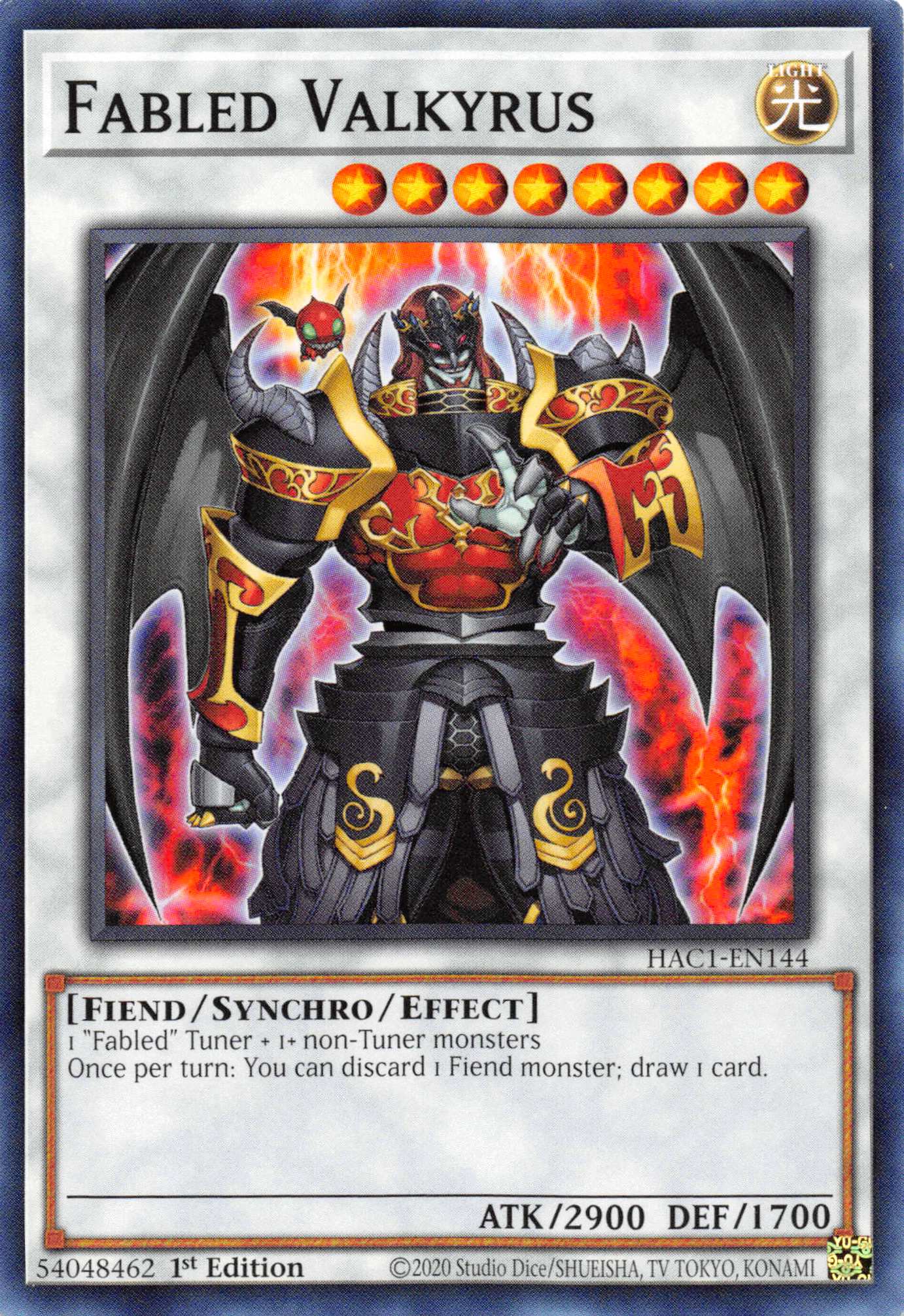 Fabled Valkyrus [HAC1-EN144] Common | Fandemonia Ltd