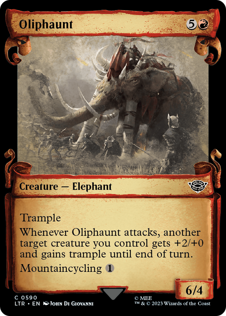 Oliphaunt [The Lord of the Rings: Tales of Middle-Earth Showcase Scrolls] | Fandemonia Ltd