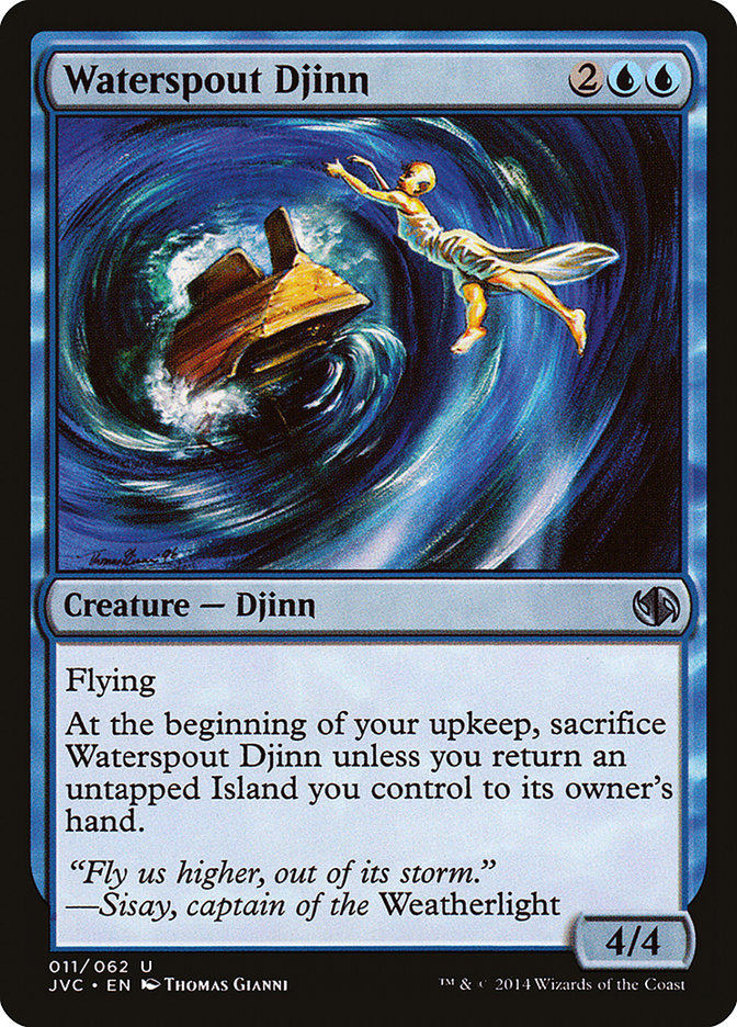 Waterspout Djinn [Duel Decks Anthology] | Fandemonia Ltd