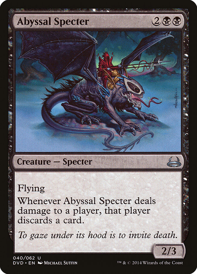 Abyssal Specter (Divine vs. Demonic) [Duel Decks Anthology] | Fandemonia Ltd