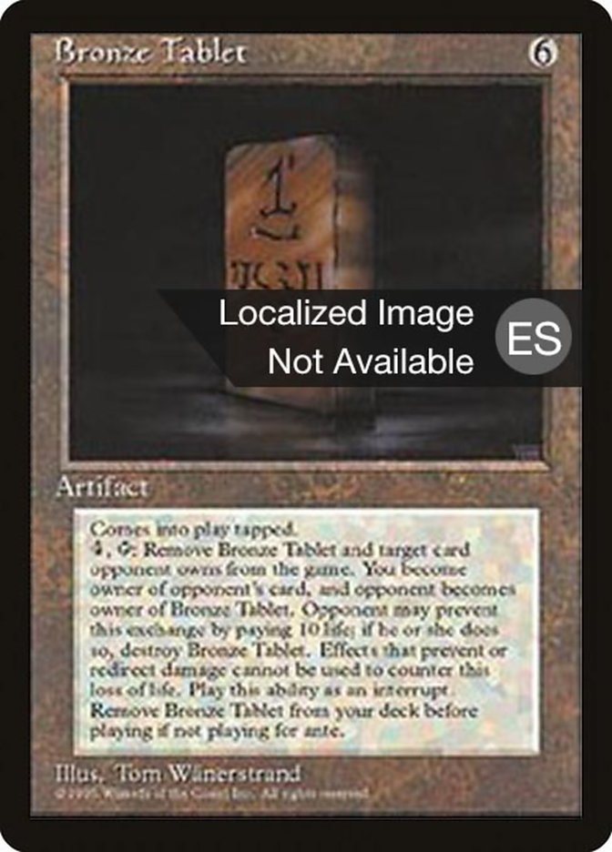 Bronze Tablet [Fourth Edition (Foreign Black Border)] | Fandemonia Ltd