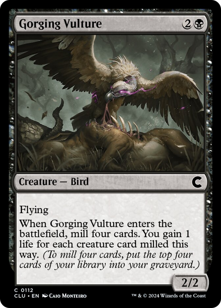 Gorging Vulture [Ravnica: Clue Edition] | Fandemonia Ltd