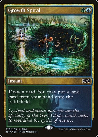 Growth Spiral [Ravnica Allegiance Promos] | Fandemonia Ltd