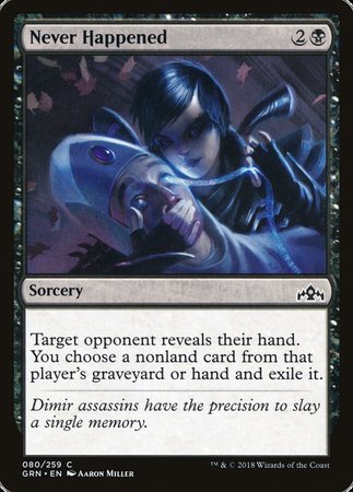 Never Happened [Guilds of Ravnica] | Fandemonia Ltd