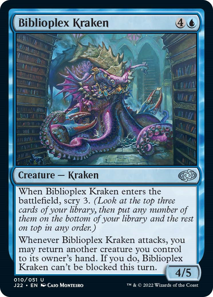 Biblioplex Kraken [Jumpstart 2022] | Fandemonia Ltd