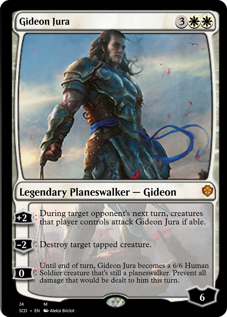 Gideon Jura [Starter Commander Decks] | Fandemonia Ltd