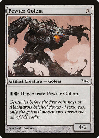 Pewter Golem [Mirrodin] | Fandemonia Ltd