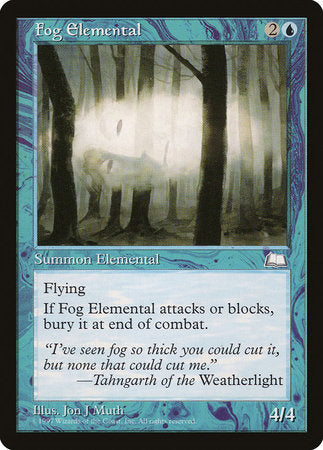 Fog Elemental [Weatherlight] | Fandemonia Ltd