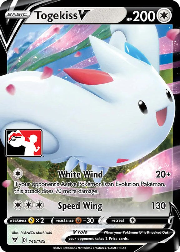 Togekiss V (140/185) [Prize Pack Series One] | Fandemonia Ltd