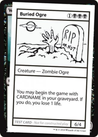 Buried Ogre (2021 Edition) [Mystery Booster Playtest Cards] | Fandemonia Ltd