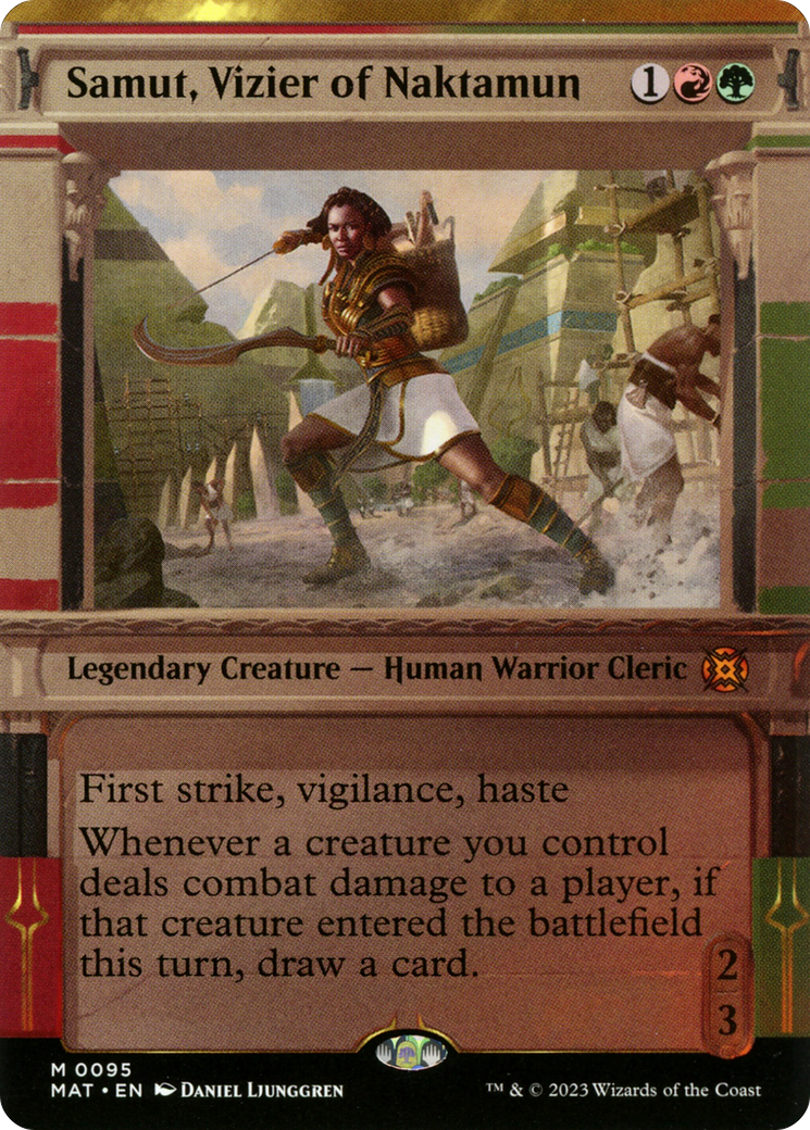 Samut, Vizier of Naktamun (Showcase) [March of the Machine: The Aftermath] | Fandemonia Ltd