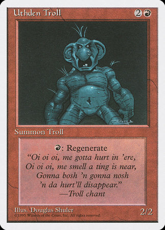 Uthden Troll [Fourth Edition] | Fandemonia Ltd
