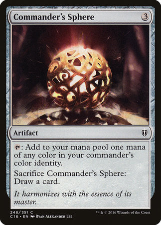 Commander's Sphere [Commander 2016] | Fandemonia Ltd