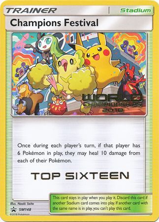 Champions Festival(SM148) (2018 Top Sixteen) [Sun & Moon: Black Star Promos] | Fandemonia Ltd