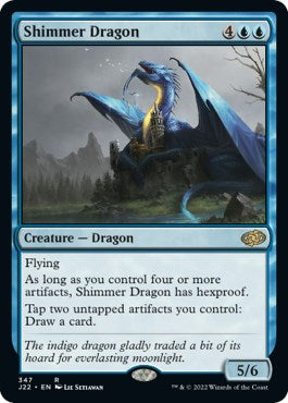 Shimmer Dragon [Jumpstart 2022] | Fandemonia Ltd