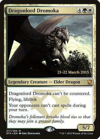 Dragonlord Dromoka [Dragons of Tarkir Promos] | Fandemonia Ltd
