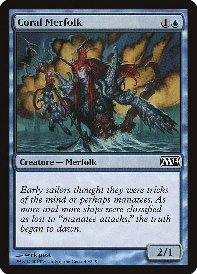 Coral Merfolk [Magic 2014] | Fandemonia Ltd