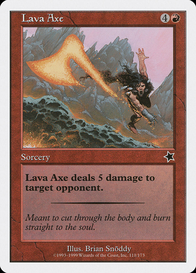 Lava Axe [Starter 1999] | Fandemonia Ltd