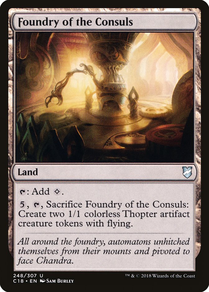 Foundry of the Consuls [Commander 2018] | Fandemonia Ltd