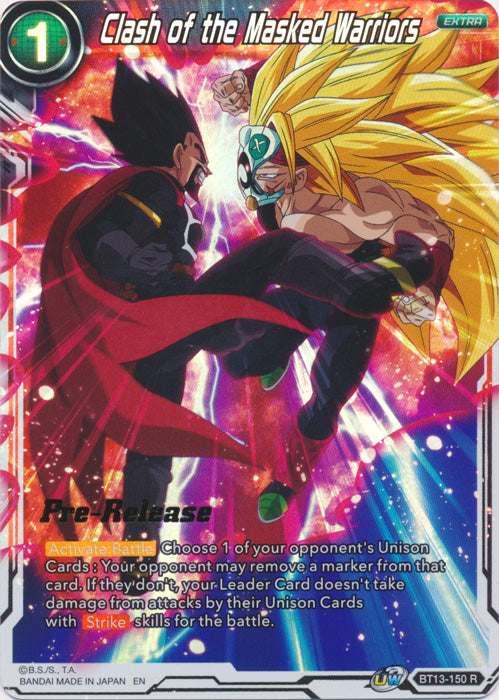 Clash of the Masked Warriors (BT13-150) [Supreme Rivalry Prerelease Promos] | Fandemonia Ltd