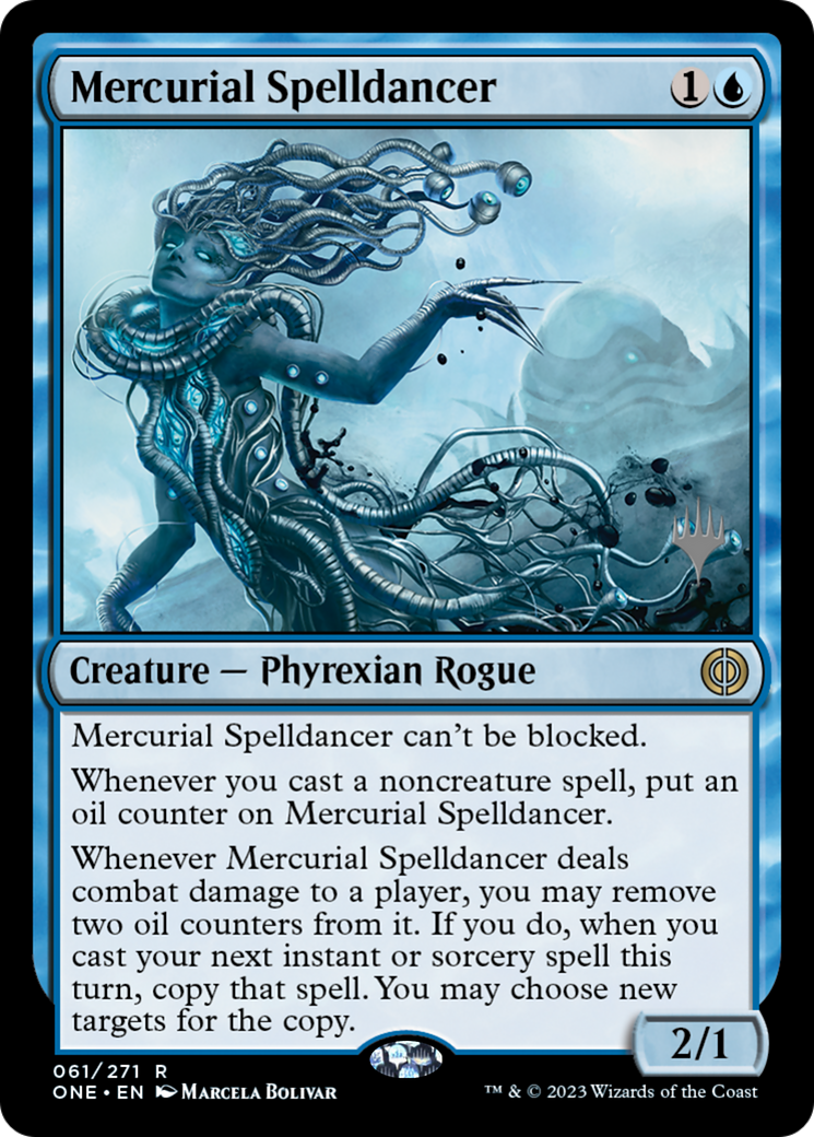 Mercurial Spelldancer (Promo Pack) [Phyrexia: All Will Be One Promos] | Fandemonia Ltd
