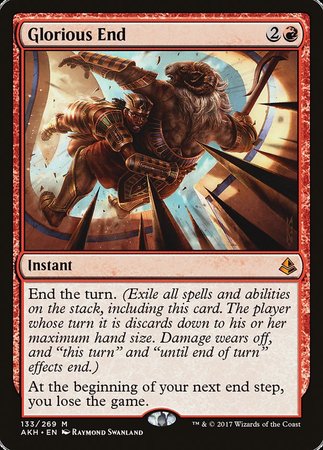Glorious End [Amonkhet] | Fandemonia Ltd