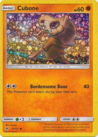 Cubone (57/131) (General Mills Promo) [Sun & Moon: Forbidden Light] | Fandemonia Ltd