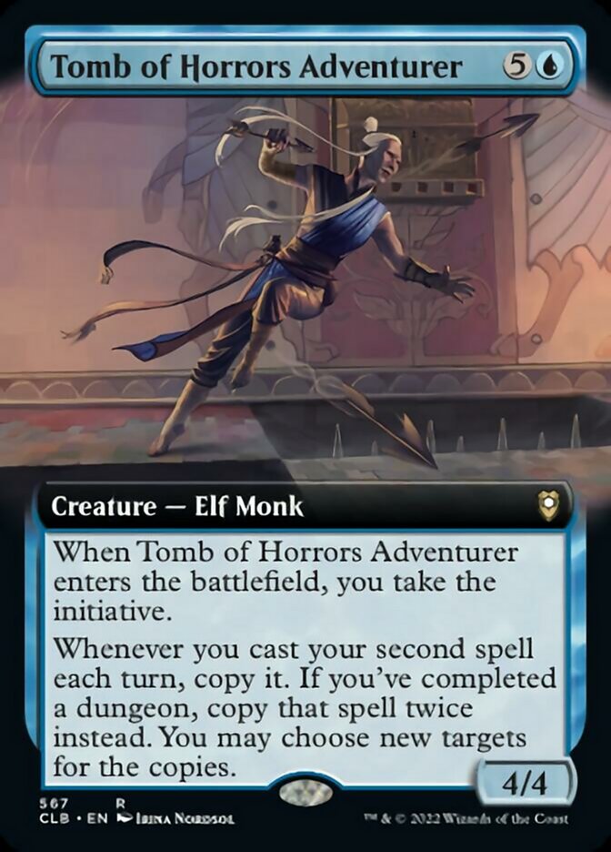 Tomb of Horrors Adventurer (Extended Art) [Commander Legends: Battle for Baldur's Gate] | Fandemonia Ltd