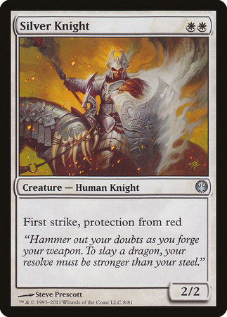 Silver Knight [Duel Decks: Knights vs. Dragons] | Fandemonia Ltd