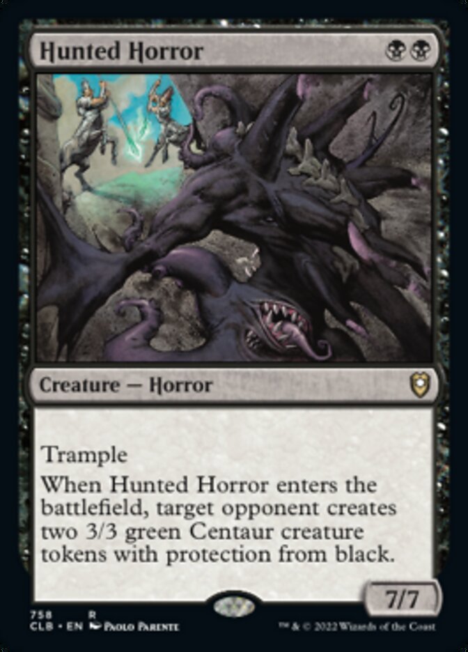 Hunted Horror [Commander Legends: Battle for Baldur's Gate] | Fandemonia Ltd
