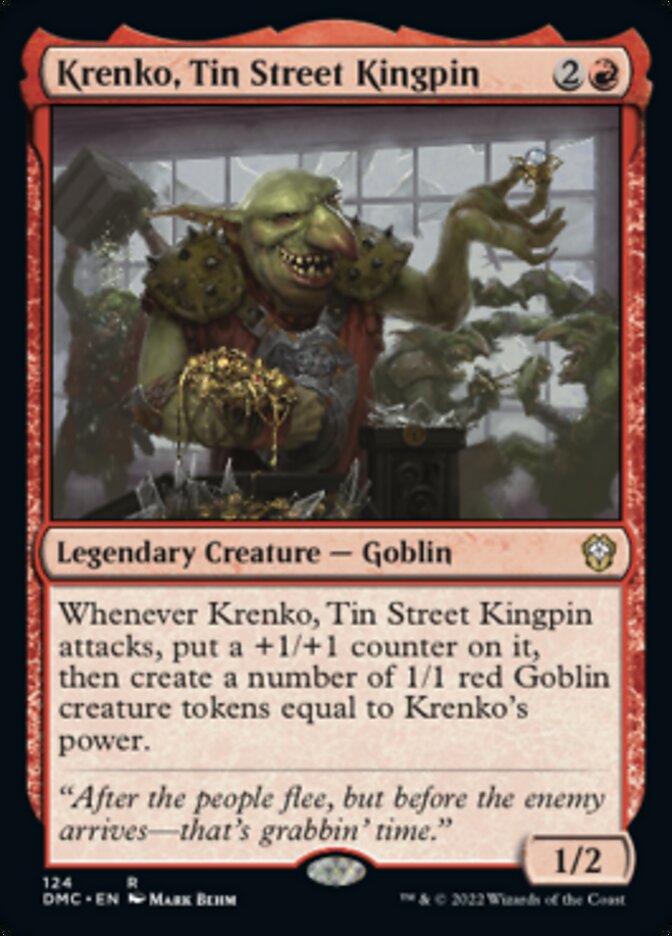 Krenko, Tin Street Kingpin [Dominaria United Commander] | Fandemonia Ltd