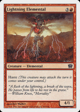 Lightning Elemental [Ninth Edition] | Fandemonia Ltd