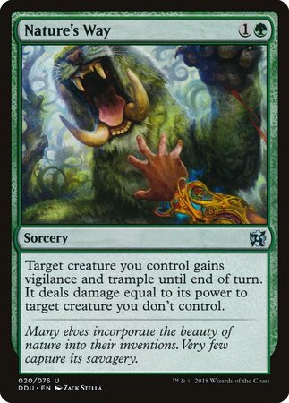 Nature's Way [Duel Decks: Elves vs. Inventors] | Fandemonia Ltd