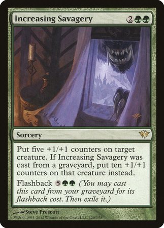 Increasing Savagery [Dark Ascension] | Fandemonia Ltd