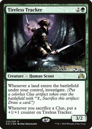 Tireless Tracker [Shadows over Innistrad Promos] | Fandemonia Ltd