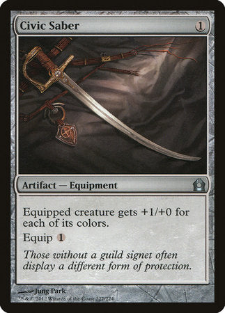 Civic Saber [Return to Ravnica] | Fandemonia Ltd